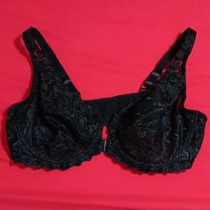 Lace Bra with Front Closure
